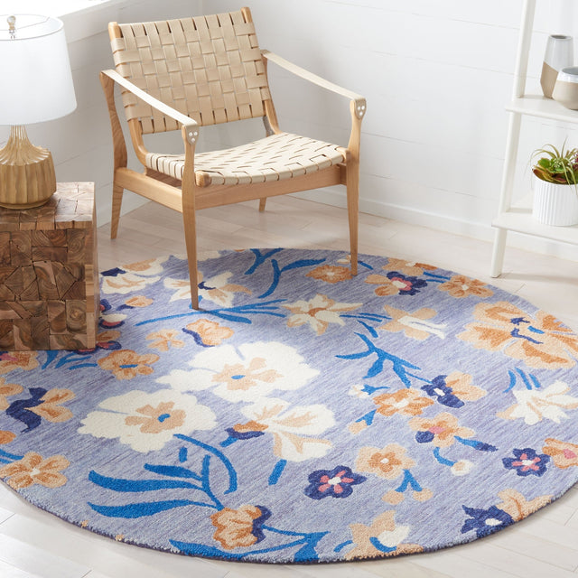 Safavieh Jardin Jar153M Blue/Ivory Rug - Safavieh - jar153m - 6r