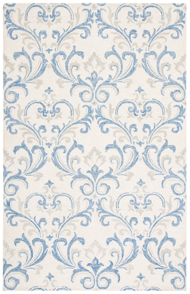 Safavieh Jardin Jar154A Ivory/Blue Rug - Safavieh - jar154a - 3
