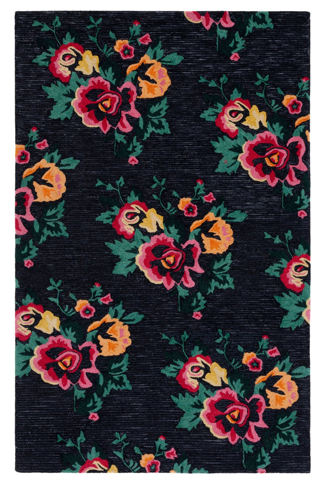 Safavieh Jardin Jar157Z Black/Pink Rug - Safavieh - jar157z - 3