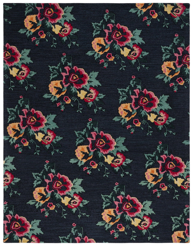 Safavieh Jardin Jar157Z Black/Pink Rug - Safavieh - jar157z - 6r