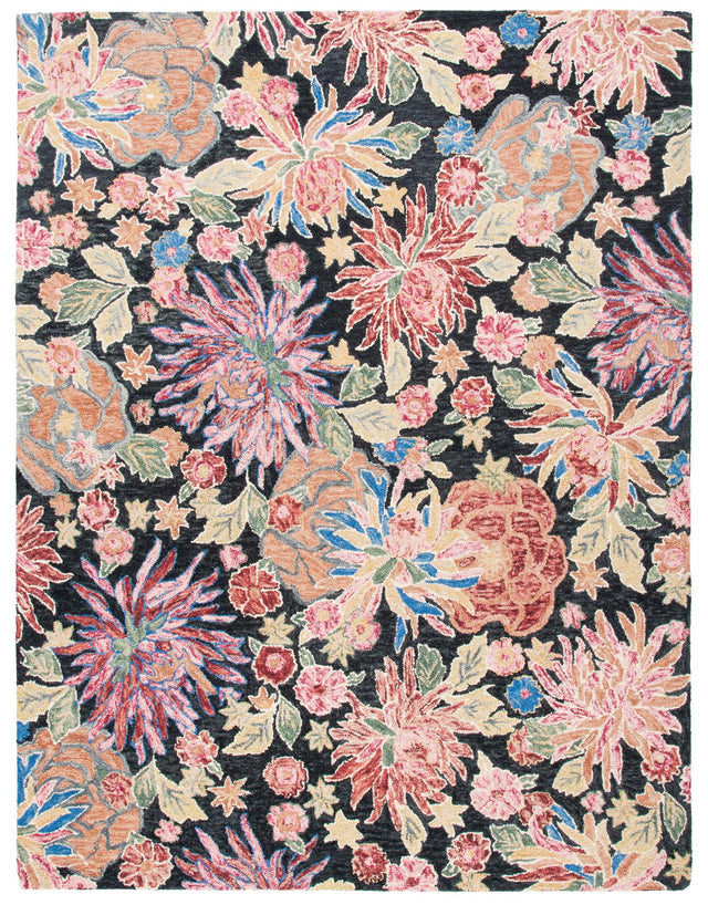 Safavieh Jardin Jar251H Charcoal/Red Rugs - Safavieh - jar251h - 6r