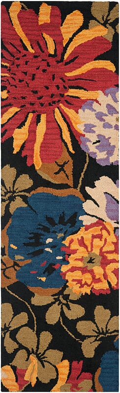 Safavieh Jardin Jar321A Black / Multi Rugs - Safavieh - jar321a - 28