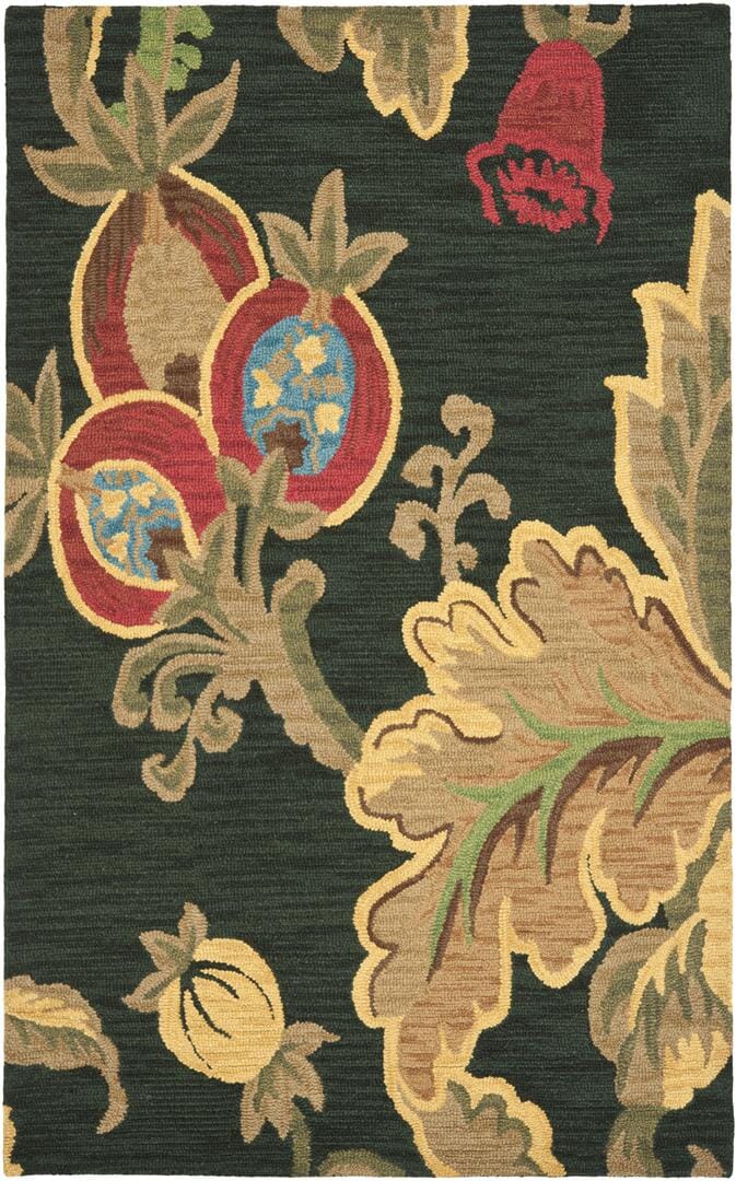 Safavieh Jardin Jar324A Black / Multi Rugs - Safavieh - jar324a - 3