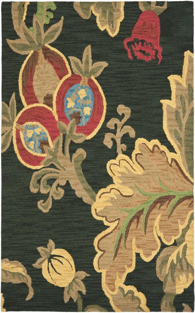 Safavieh Jardin Jar324A Black / Multi Rugs - Safavieh - jar324a - 3