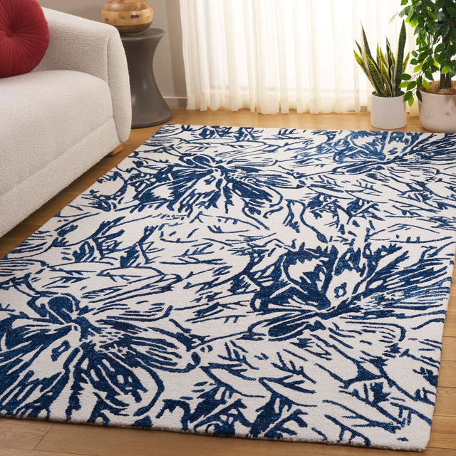 Safavieh Jardin Jar329M Ivory/Blue Rug - Safavieh - jar329m - 8