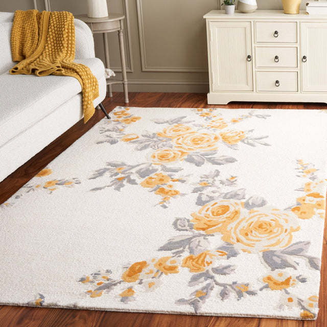 Safavieh Jardin Jar401A Ivory/Gold Rug - Safavieh - jar401a - 3