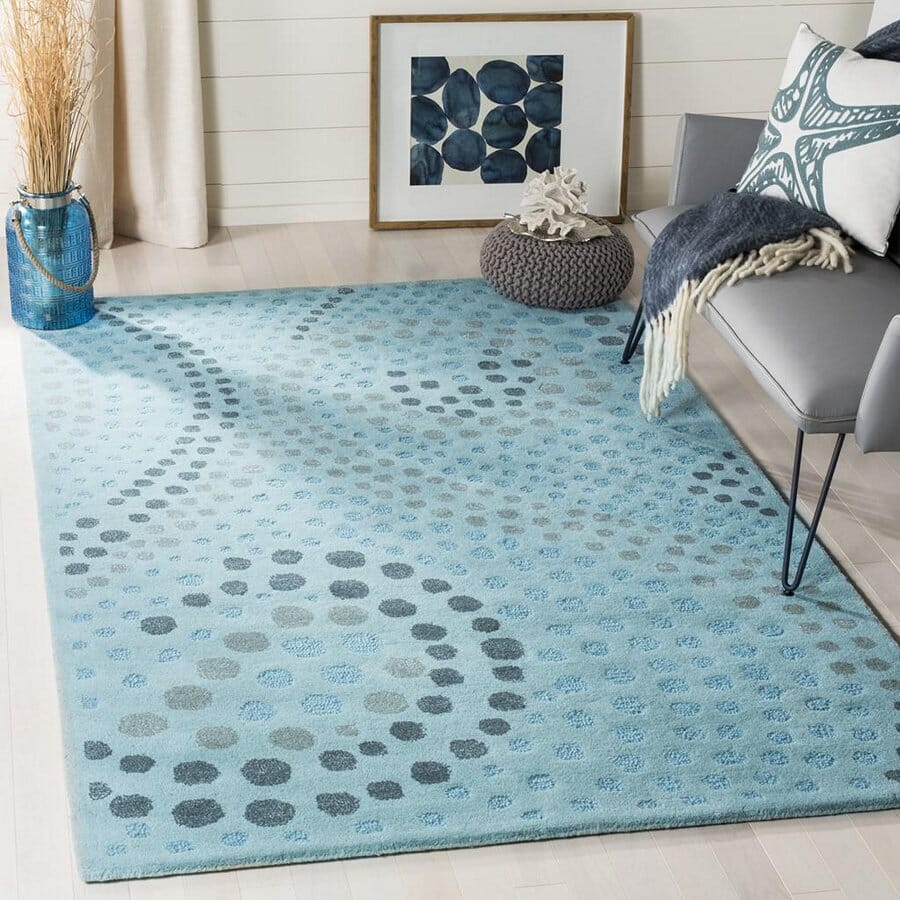 Safavieh Jardin Jar453A Light Blue / Grey Rugs - Safavieh - jar453a - 4