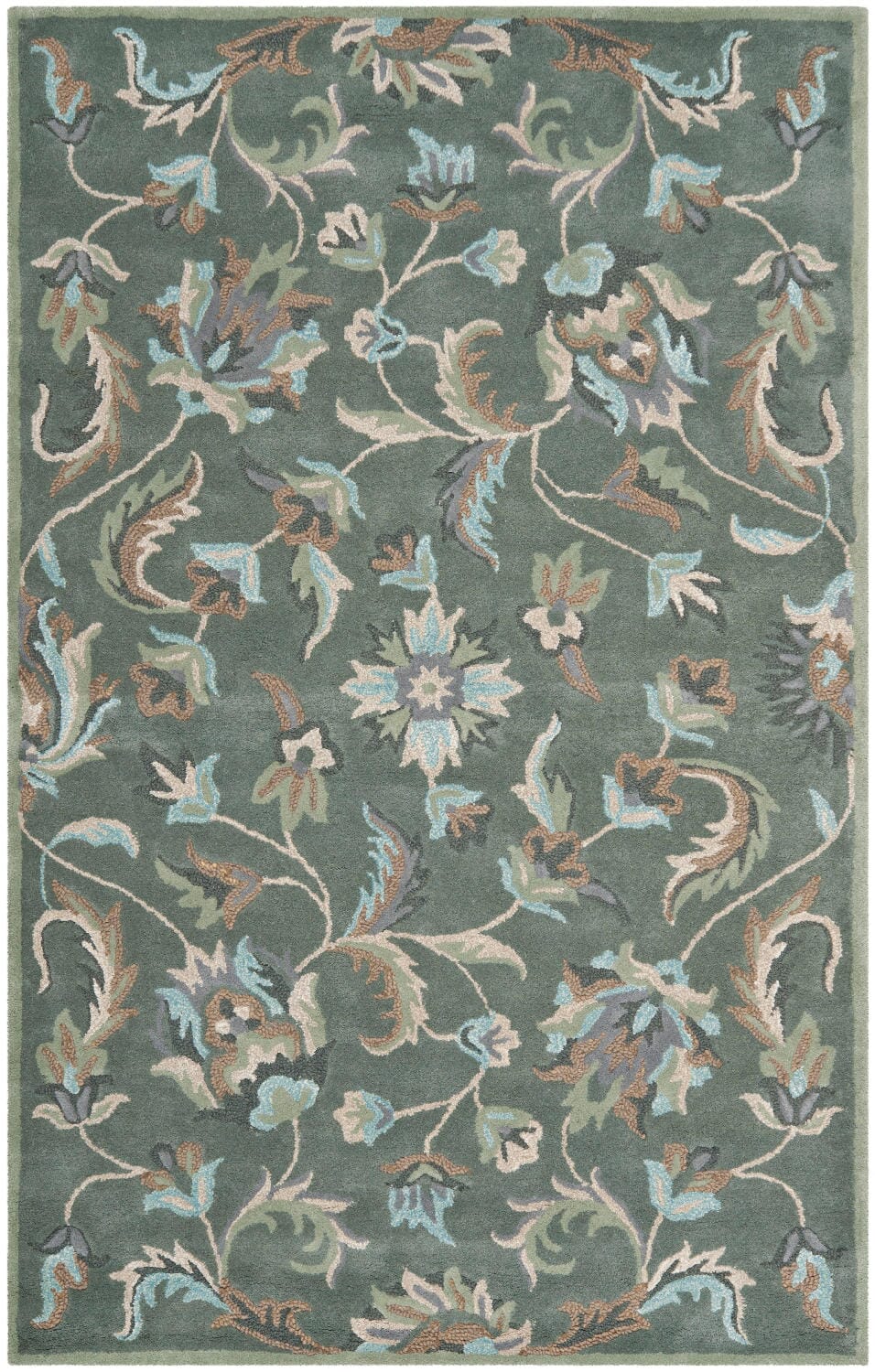 Safavieh Jardin Jar461A Grey / Multi Rugs - Safavieh - jar461a - 6sq