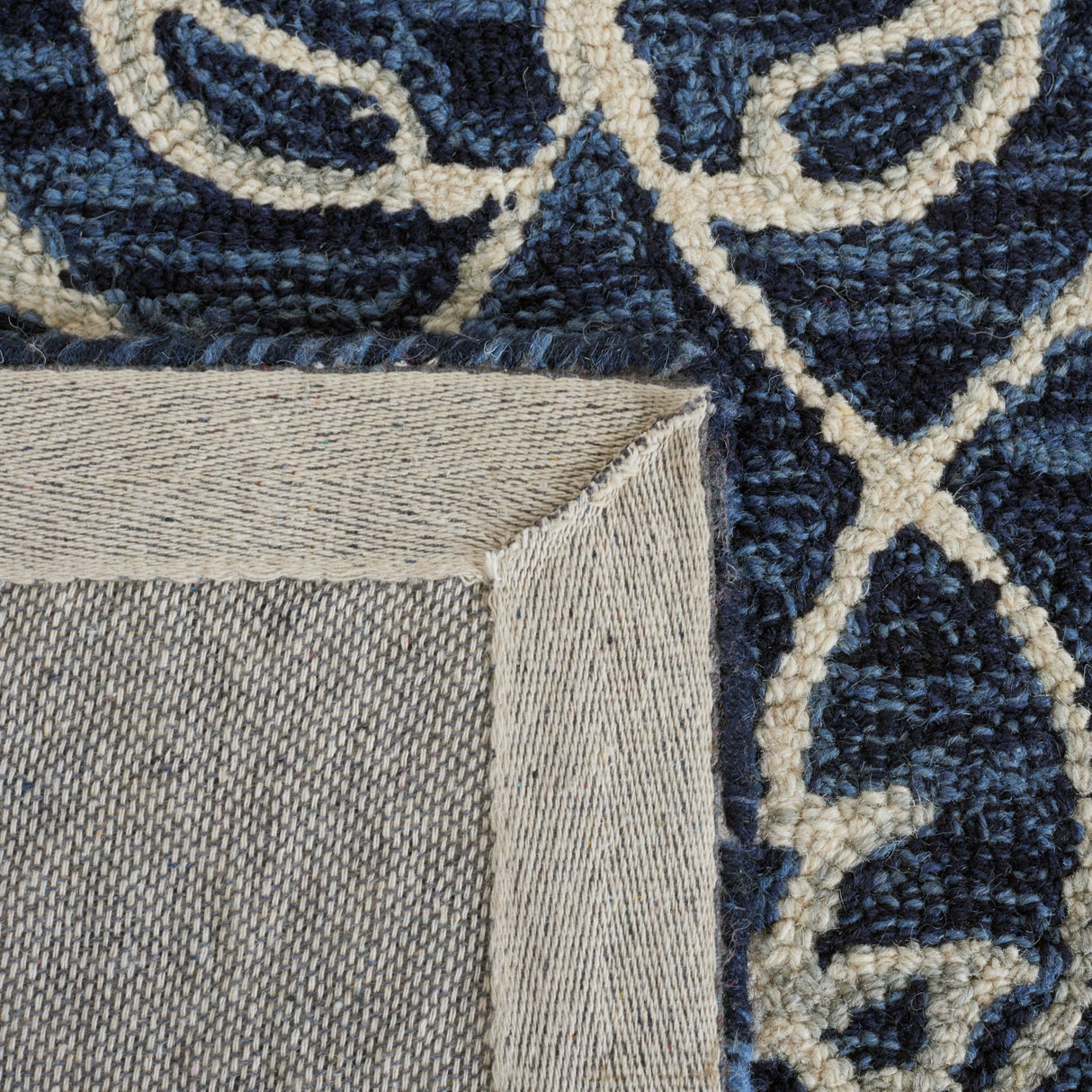 Safavieh Jardin Jar601N Navy/Ivory Rug - Safavieh - jar601n - 3