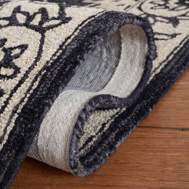 Safavieh Jardin Jar601Z Black/Ivory Rug - Safavieh - jar601z - 3