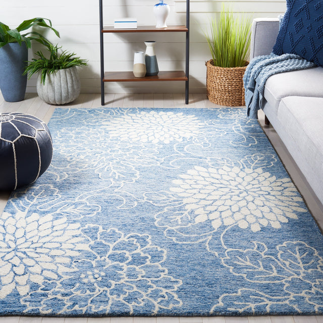 Safavieh Jardin Jar602M Blue/Ivory Rug - Safavieh - jar602m - 3