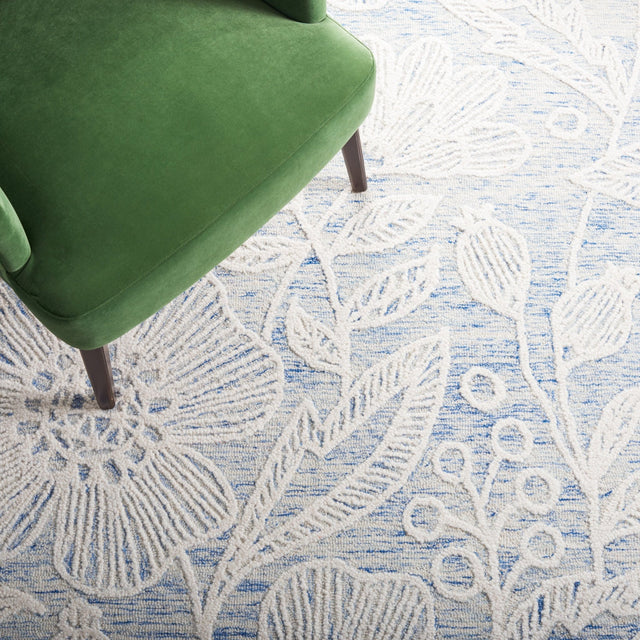 Safavieh Jardin Jar727M Blue/Ivory Rug - Safavieh - jar727m - 3