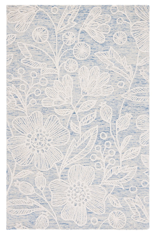 Safavieh Jardin Jar727M Blue/Ivory Rug - Safavieh - jar727m - 3