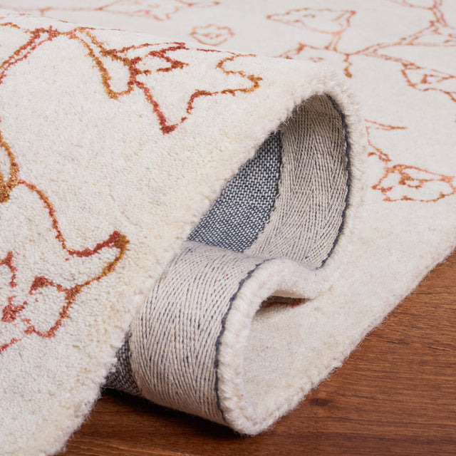 Safavieh Jardin Jar730P Ivory/Rust Rug - Safavieh - jar730p - 3