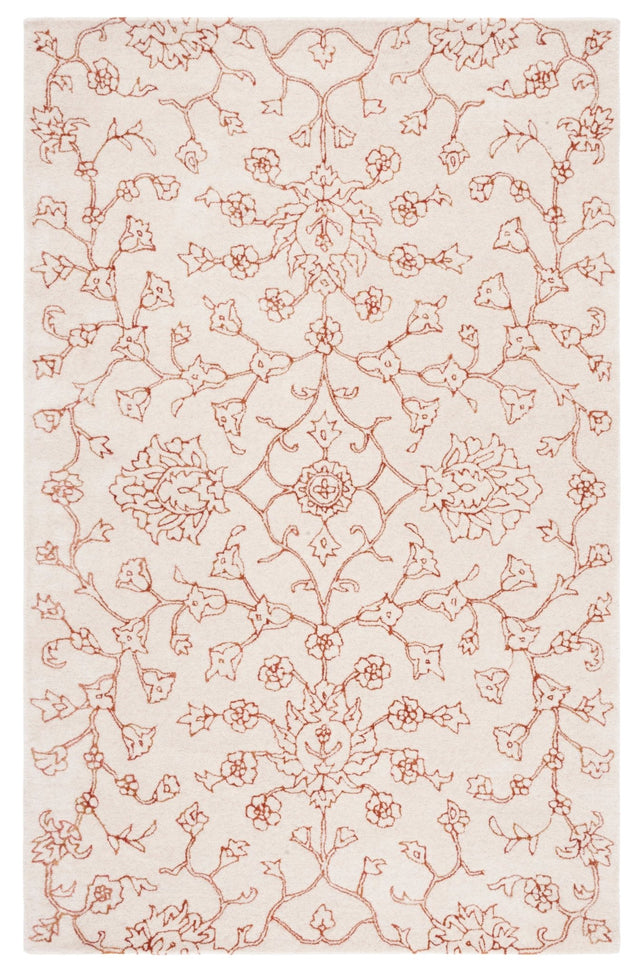 Safavieh Jardin Jar730P Ivory/Rust Rug - Safavieh - jar730p - 3