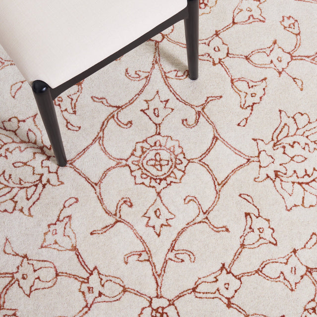 Safavieh Jardin Jar730P Ivory/Rust Rug - Safavieh - jar730p - 3