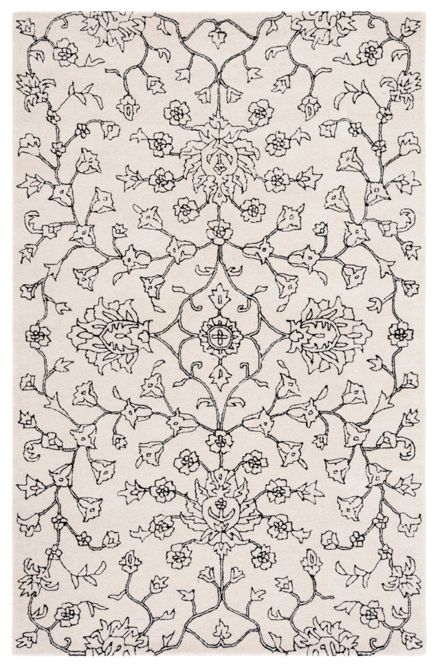 Safavieh Jardin Jar730Z Ivory/Black Rug - Safavieh - jar730z - 3
