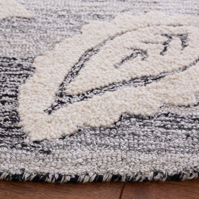 Safavieh Jardin Jar731Z Black/Ivory Rug - Safavieh - jar731z - 6r