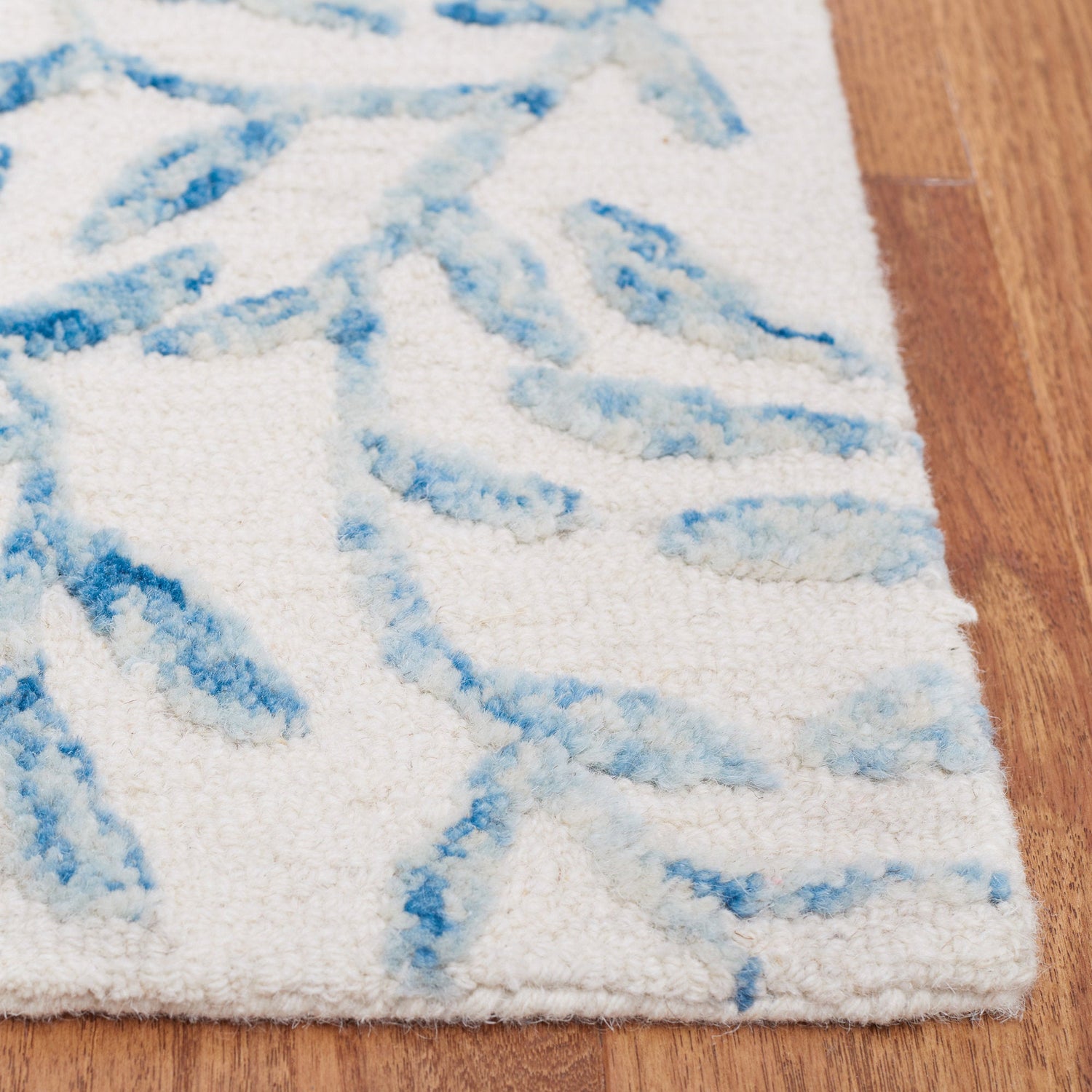 Safavieh Jardin Jar734M Ivory/Blue Rug - Safavieh - jar734m - 3