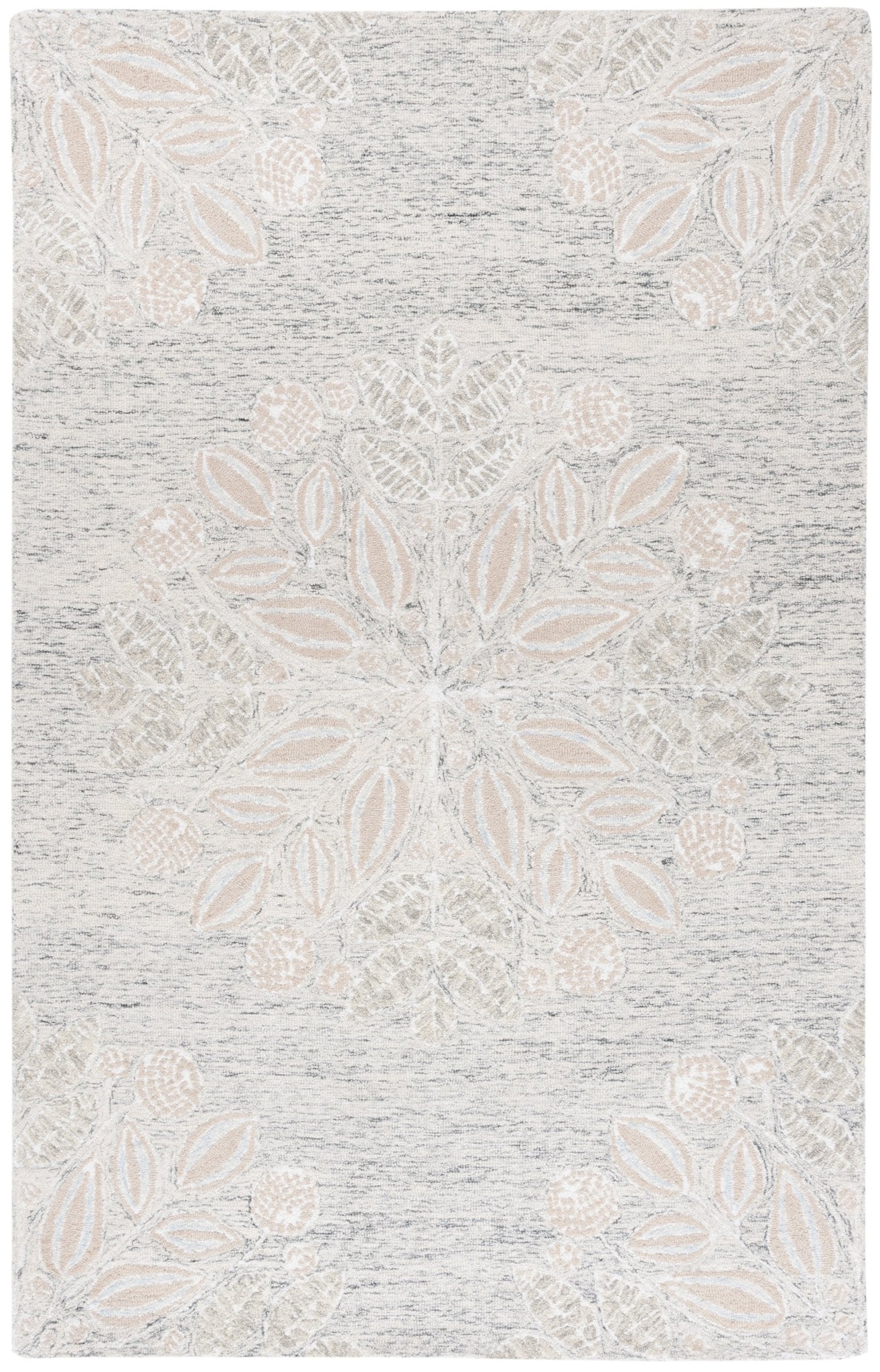 Safavieh Jardin Jar738F Grey/Ivory Rug - Safavieh - jar738f - 3