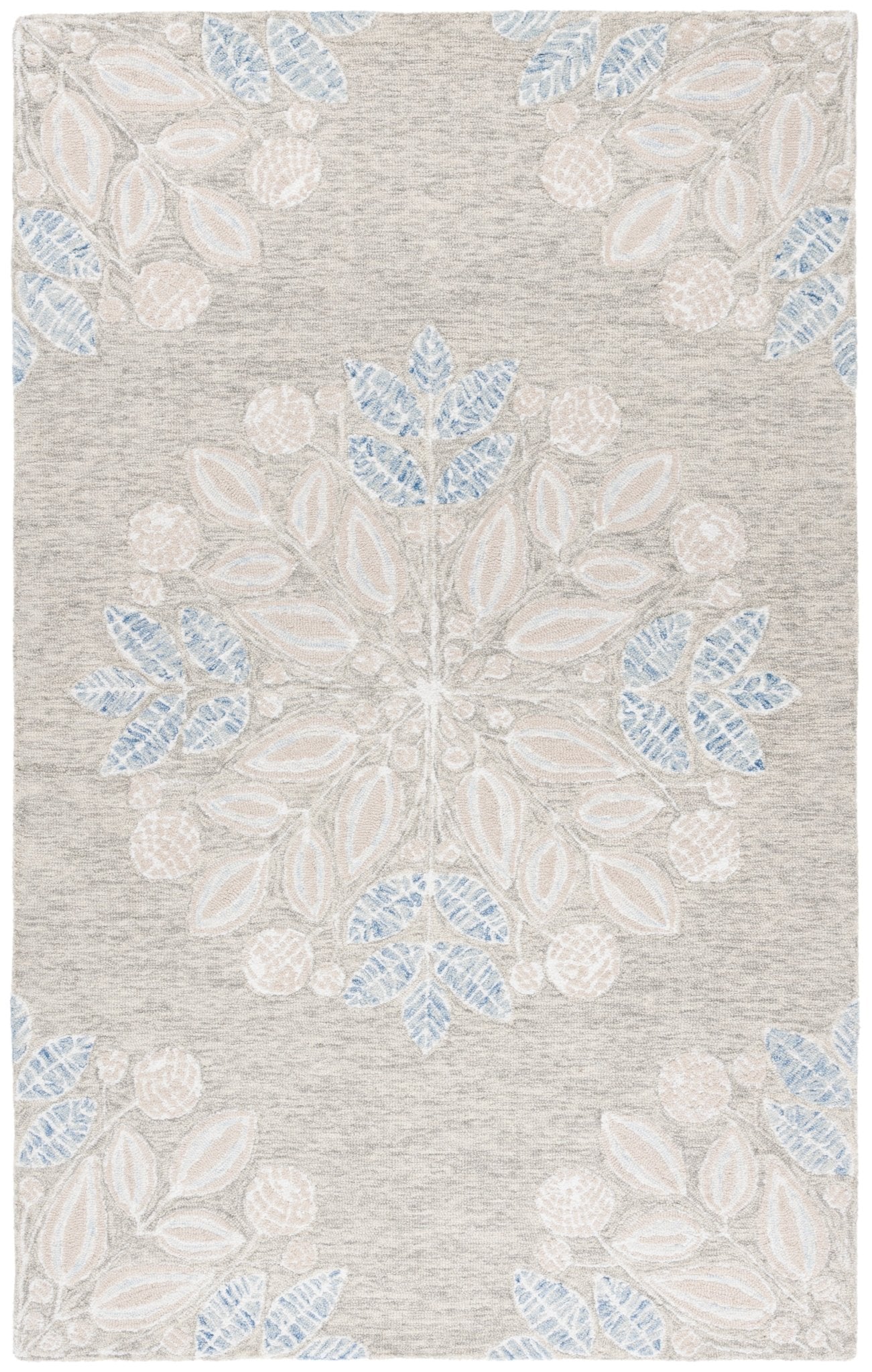 Safavieh Jardin Jar738G Light Grey/Ivory Rug - Safavieh - jar738g - 3