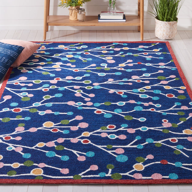 Safavieh Jardin Jar751M Blue/Pink Rug - Safavieh - jar751m - 3