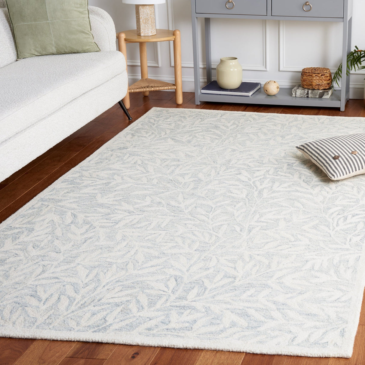 Safavieh Jardin Jar753G Light Grey/Ivory Rug - Safavieh - jar753g - 3