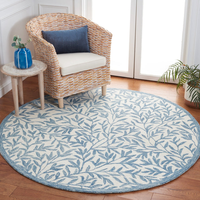 Safavieh Jardin Jar753L Ivory/Blue Rug - Safavieh - jar753l - 6r