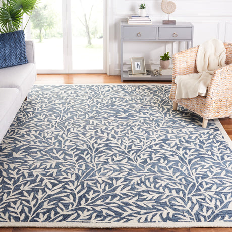 Safavieh Jardin Jar753M Blue/Ivory Rug - Safavieh - jar753m - 28