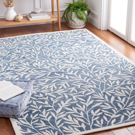 Safavieh Jardin Jar753M Blue/Ivory Rug - Safavieh - jar753m - 3