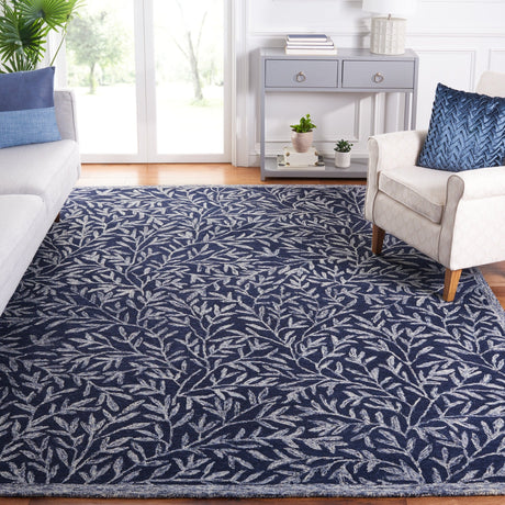 Safavieh Jardin Jar753N Navy/Ivory Rug - Safavieh - jar753n - 28