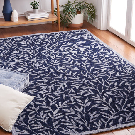 Safavieh Jardin Jar753N Navy/Ivory Rug - Safavieh - jar753n - 3