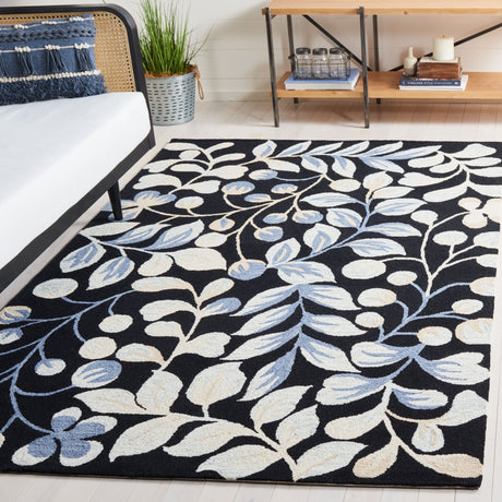 Safavieh Jardin Jar754Z Black/Ivory Rug - Safavieh - jar754z - 4