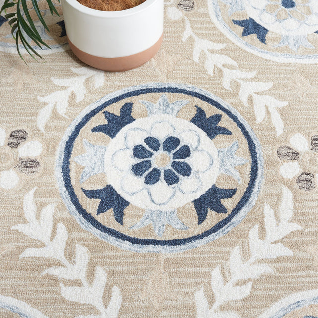 Safavieh Jardin Jar755B Beige/Ivory Rug - Safavieh - jar755b - 28