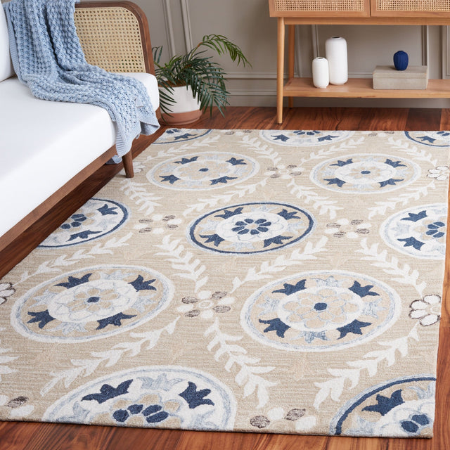 Safavieh Jardin Jar755B Beige/Ivory Rug - Safavieh - jar755b - 4