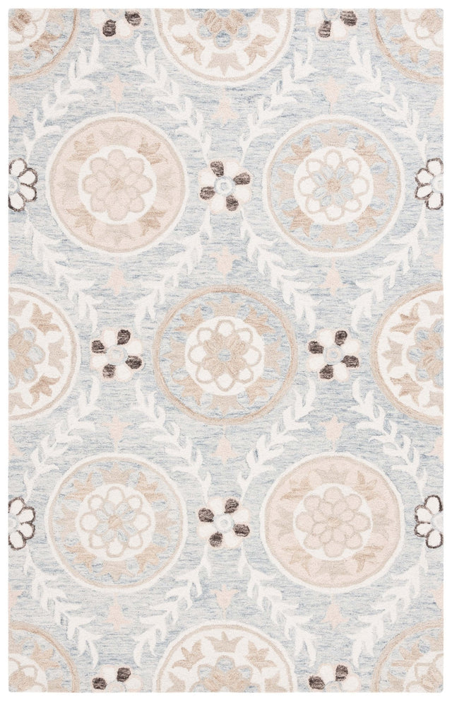 Safavieh Jardin Jar755G Light Grey/Ivory Rug - Safavieh - jar755g - 4