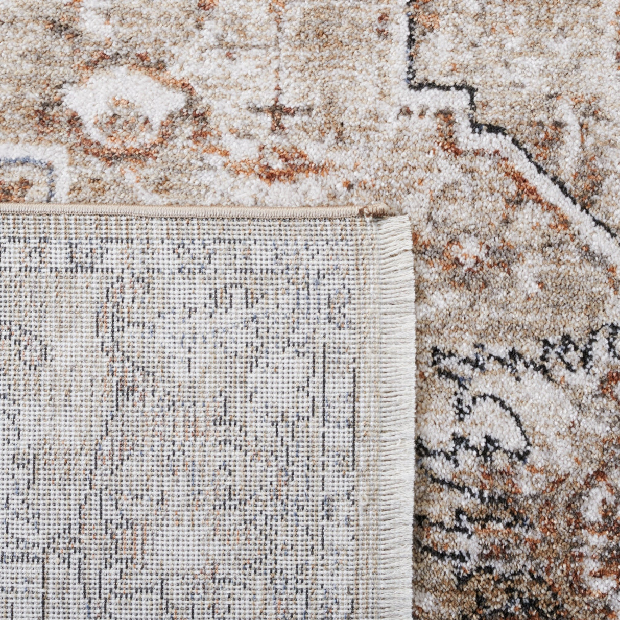 Safavieh Jasmine Jsm318A Ivory/Beige Rug - Safavieh - jsm318a - 5r