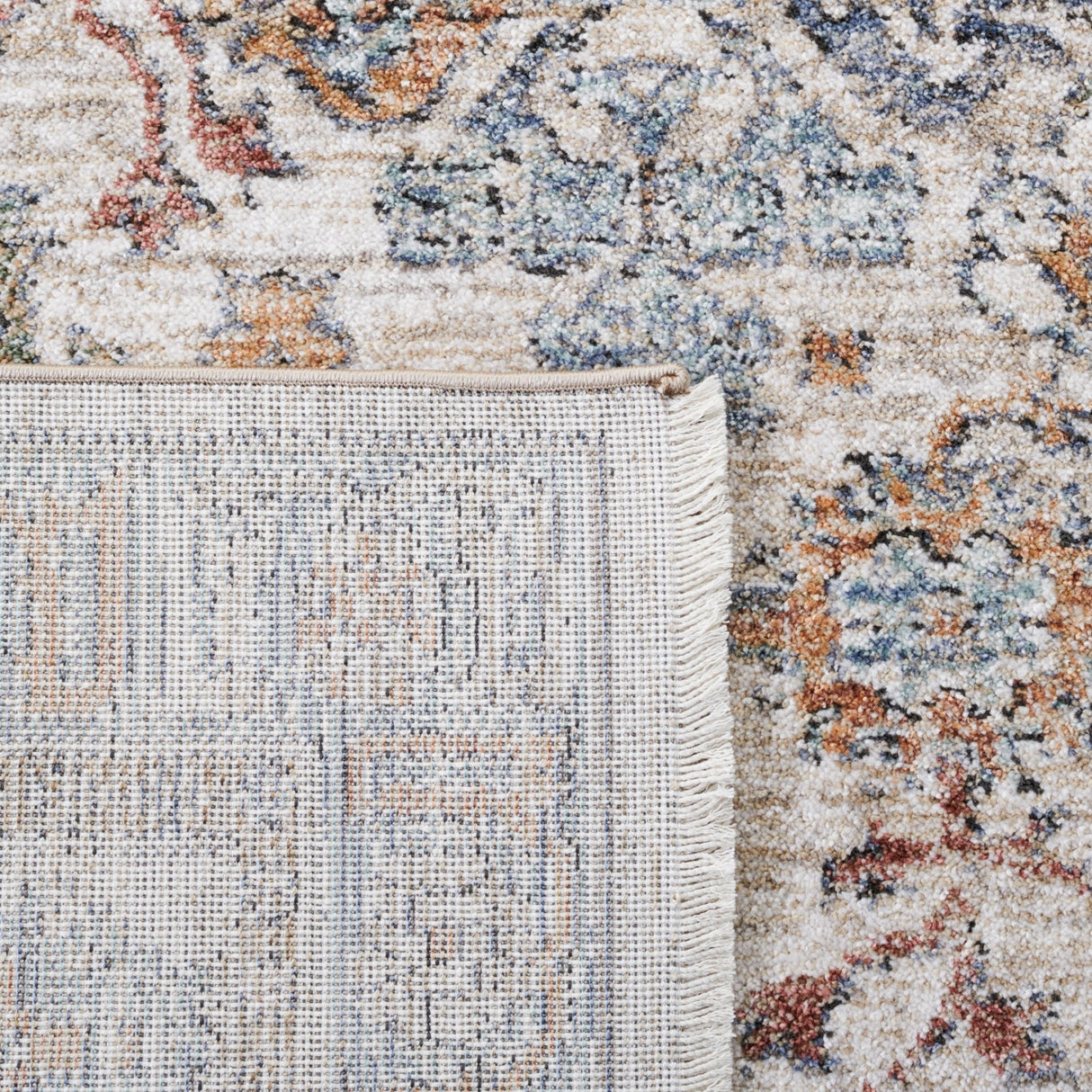 Safavieh Jasmine Jsm319A Ivory/Blue Rug - Safavieh - jsm319a - 5r