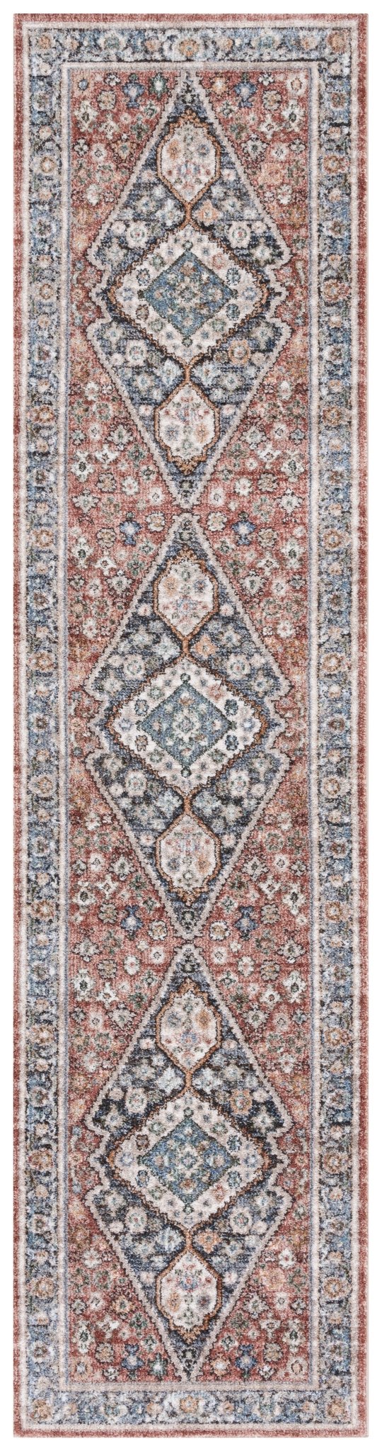 Safavieh Jasmine Jsm329P Rust/Navy Rug - Safavieh - jsm329p - 29