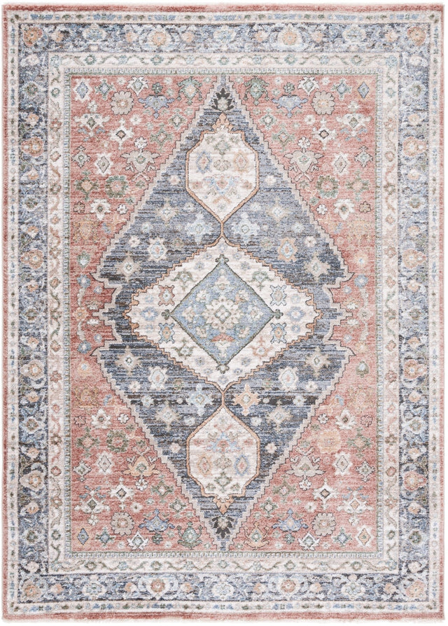 Safavieh Jasmine Jsm329P Rust/Navy Rug - Safavieh - jsm329p - 4