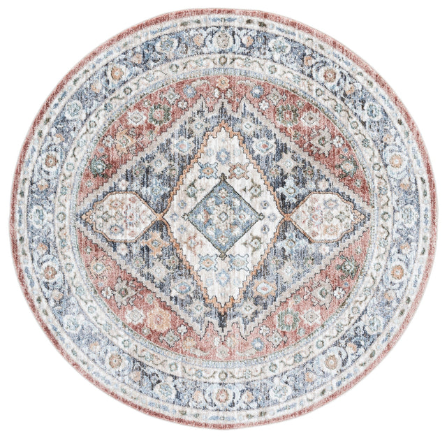Safavieh Jasmine Jsm329P Rust/Navy Rug - Safavieh - jsm329p - 5r