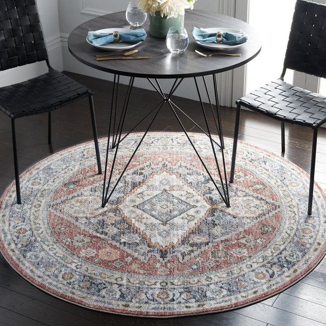 Safavieh Jasmine Jsm329P Rust/Navy Rug - Safavieh - jsm329p - 5r