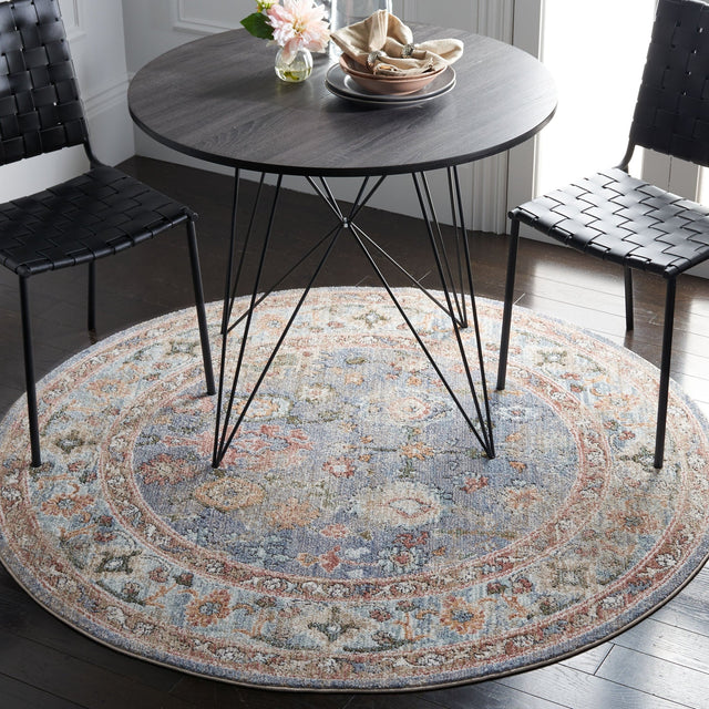 Safavieh Jasmine Jsm338M Blue/Gold Rug - Safavieh - jsm338m - 5r