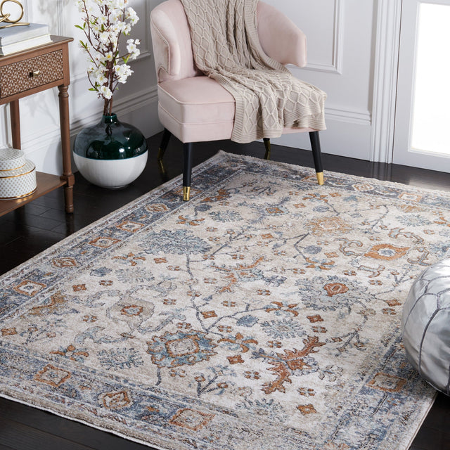 Safavieh Jasmine Jsm343A Ivory/Blue Rug - Safavieh - jsm343a - 4