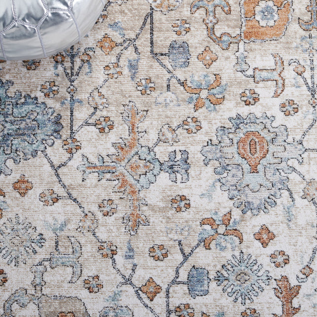 Safavieh Jasmine Jsm343A Ivory/Blue Rug - Safavieh - jsm343a - 5r