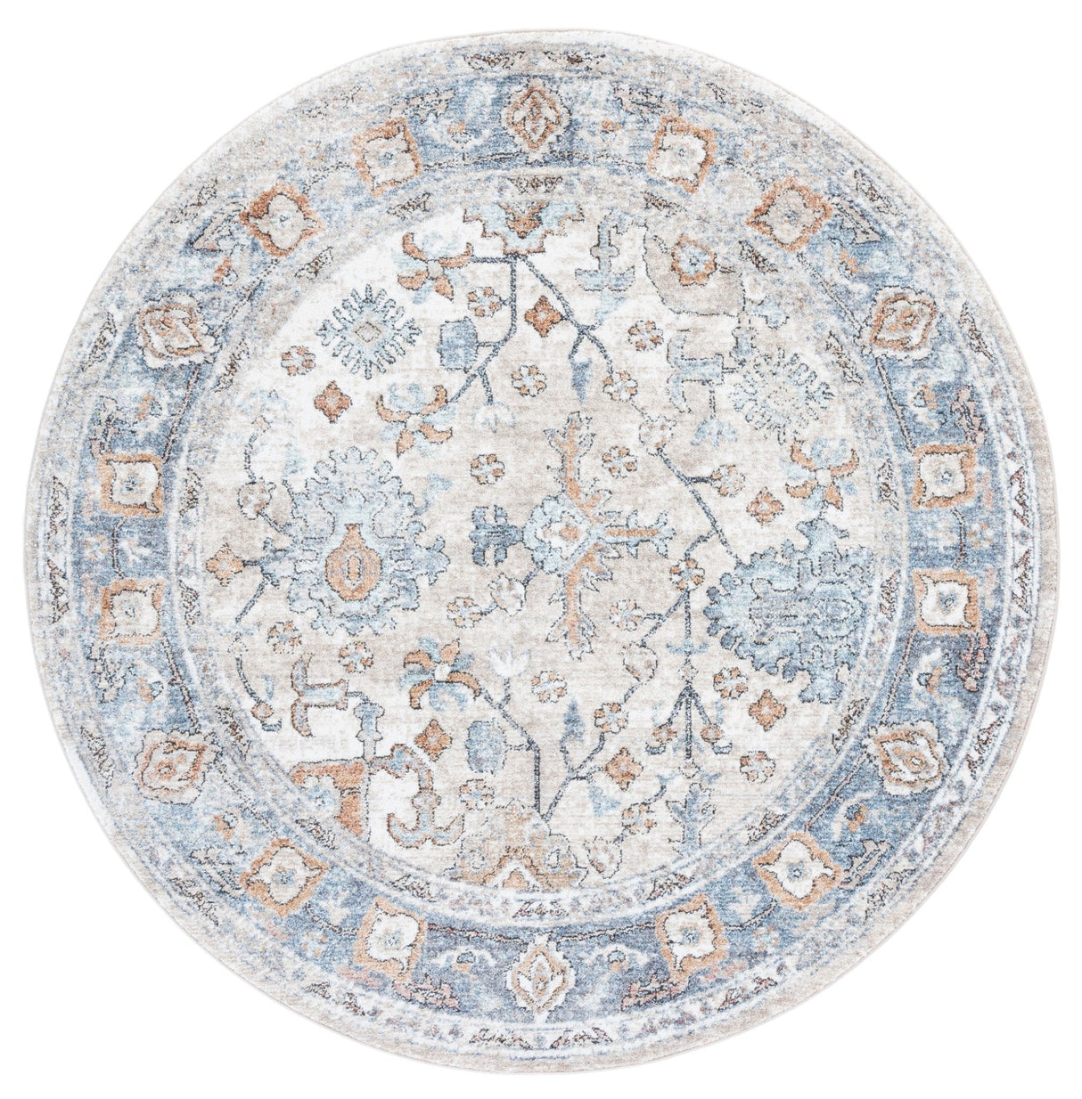 Safavieh Jasmine Jsm343A Ivory/Blue Rug - Safavieh - jsm343a - 5r