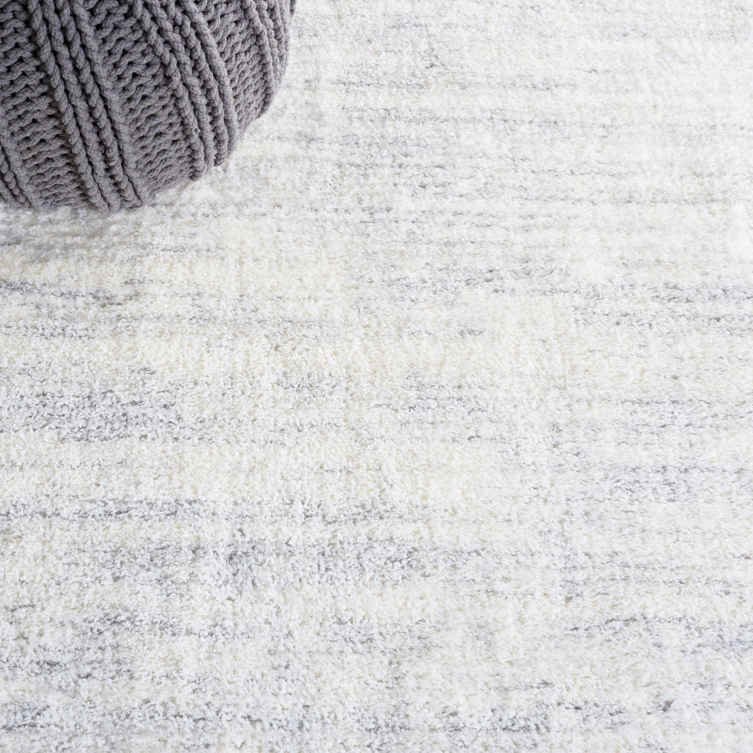 Safavieh Jasmine Shag Jsm100A Ivory/Light Grey Rug - Safavieh - jsm100a - 7r