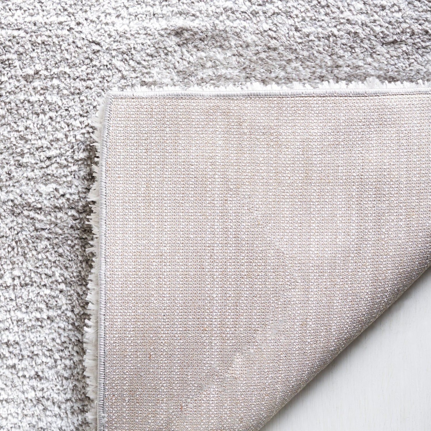 Safavieh Jasmine Shag Jsm100G Grey/Ivory Rug - Safavieh - jsm100g - 7r