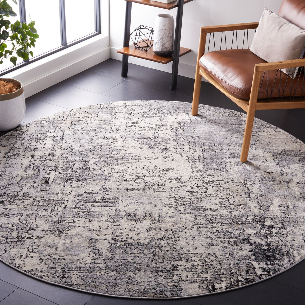 Safavieh Jasper Jsp140A Ivory/Black Rug - Safavieh - jsp140a - 7r