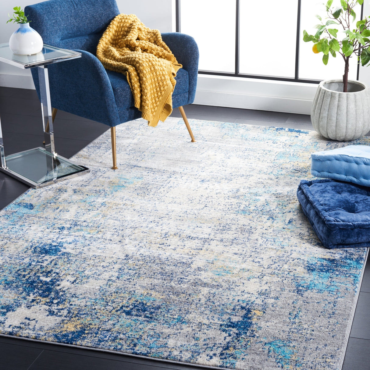 Safavieh Jasper Jsp140F Grey/Blue Rug - Safavieh - jsp140f - 4